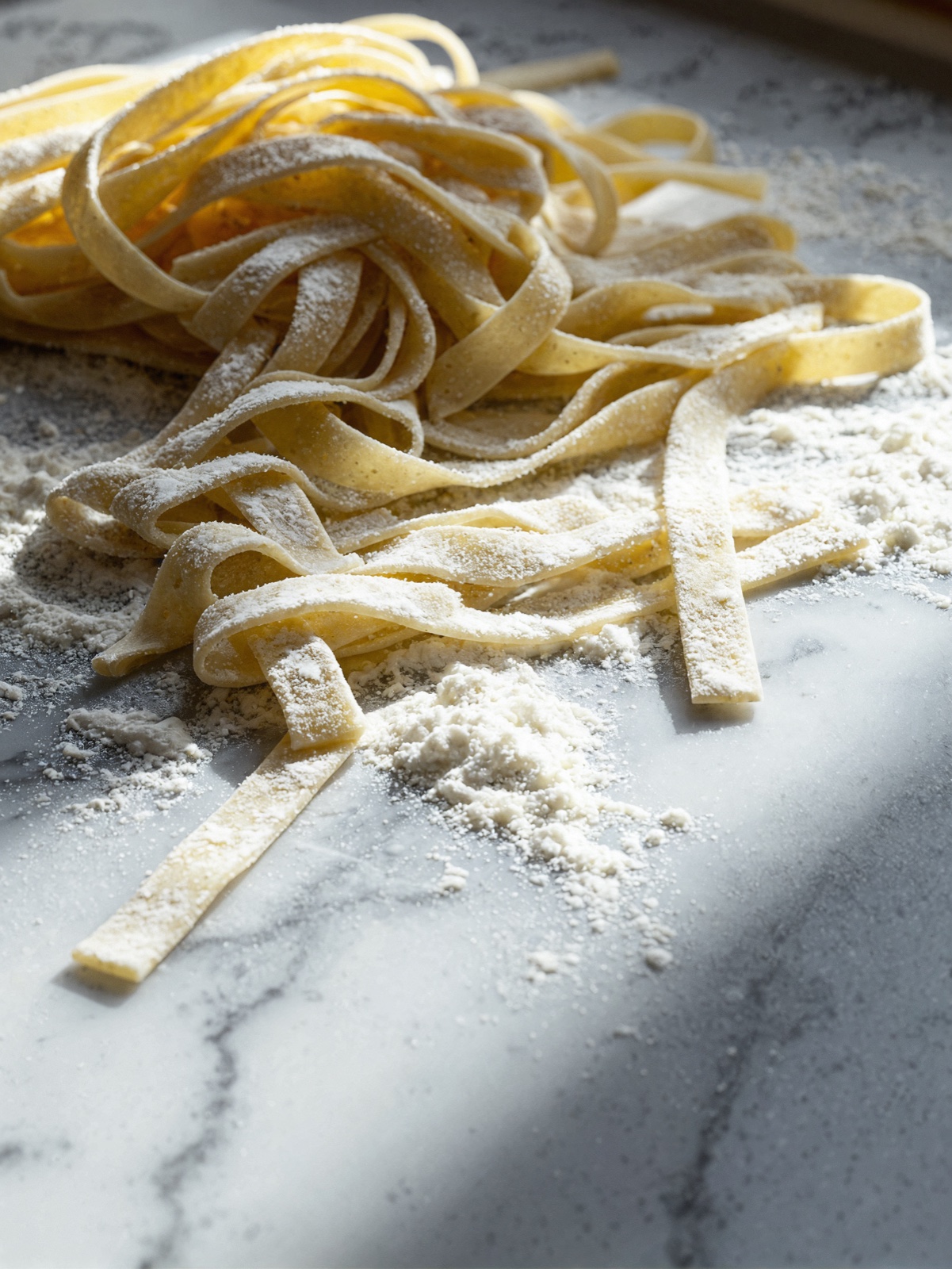 Pasta in Flour