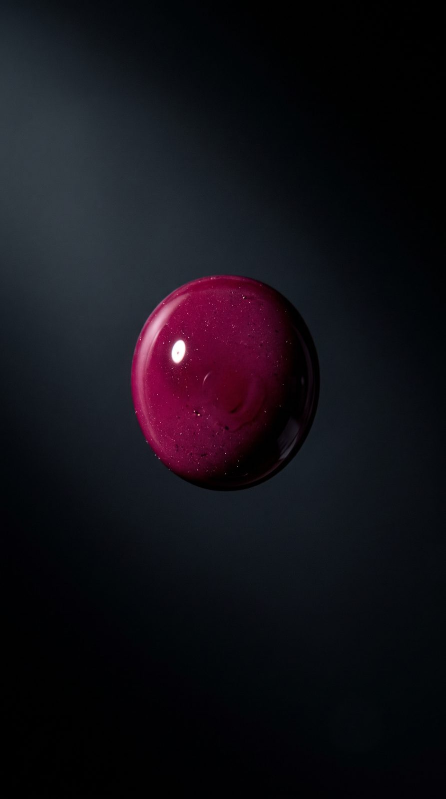 Magenta Ink Drop Suspended