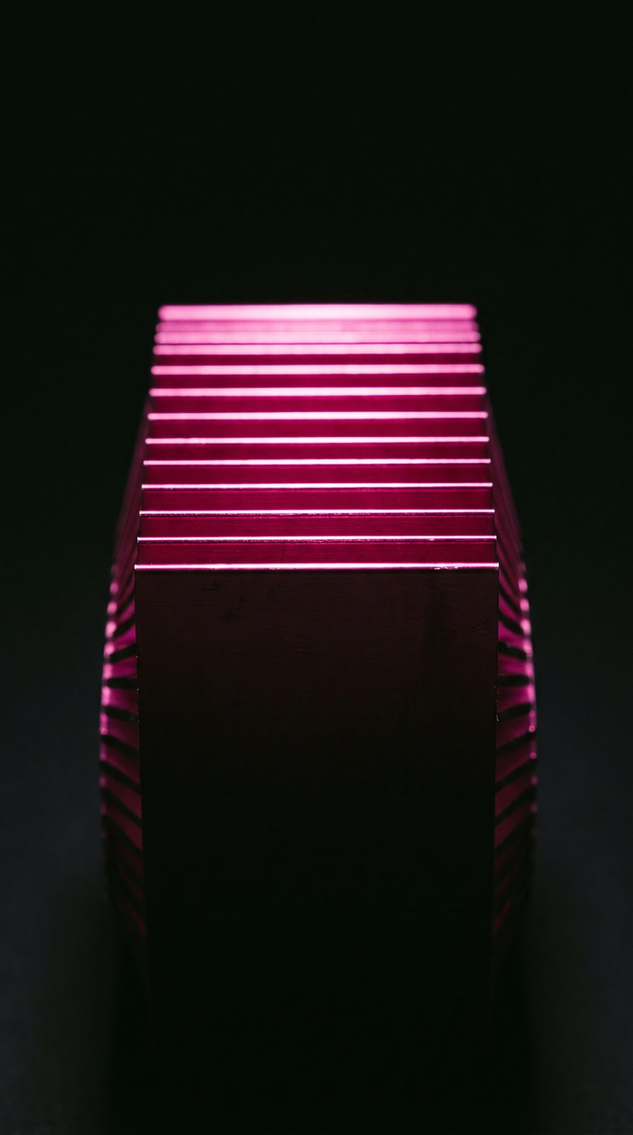 Magenta Anodized Titanium Plate