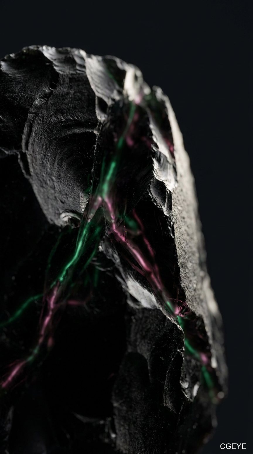 Obsidiana Rachada
